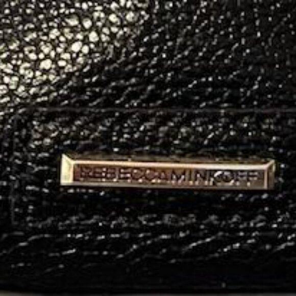 Rebecca Minkoff Bucket Shoulder Bag Studded Leather Black Dust Bag Like New - Picture 13 of 13